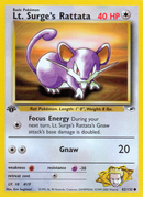 Lt. Surge's Rattata (82/132) [Gym Heroes 1st Edition] - Destination Retro