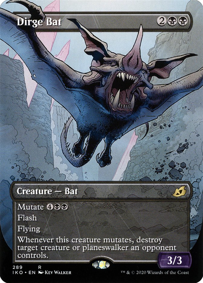 Dirge Bat (Showcase) [Ikoria: Lair of Behemoths] - Destination Retro