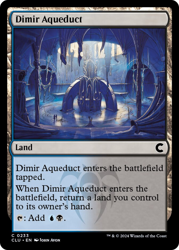 Dimir Aqueduct [Ravnica: Clue Edition] - Destination Retro
