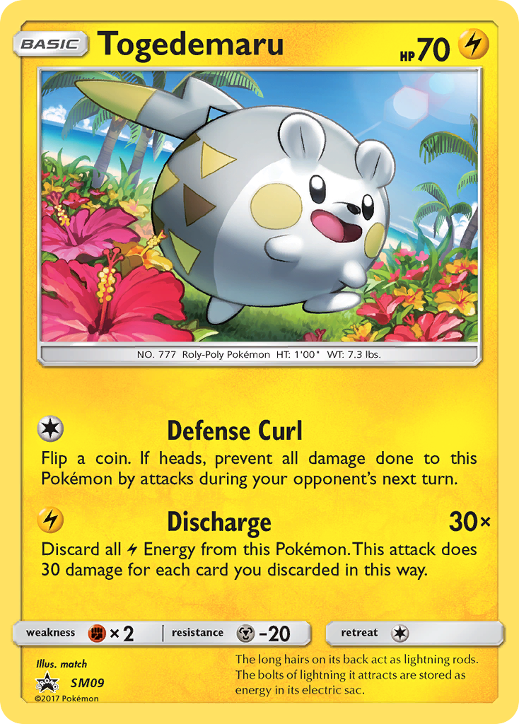 Togedemaru (SM09) [Sun & Moon: Black Star Promos] - Destination Retro