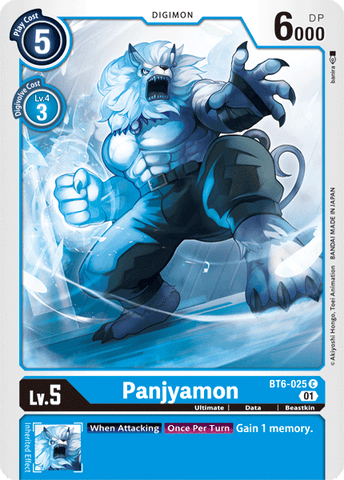 Panjyamon [BT6-025] [Double Diamond] - Destination Retro
