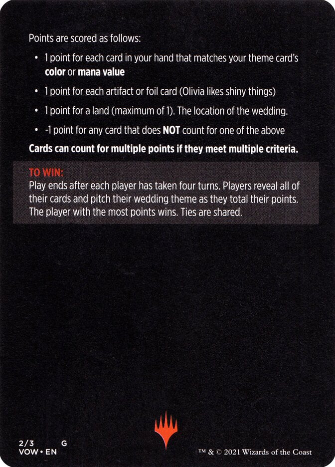 Vampire Wedding Planner (Magic Minigame) [Innistrad: Crimson Vow Minigame] - Destination Retro