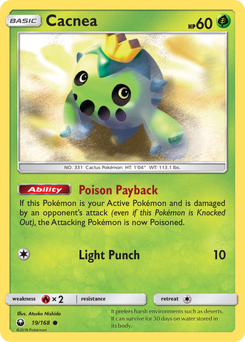 Cacnea (19/168) [Sun & Moon: Celestial Storm] - Destination Retro