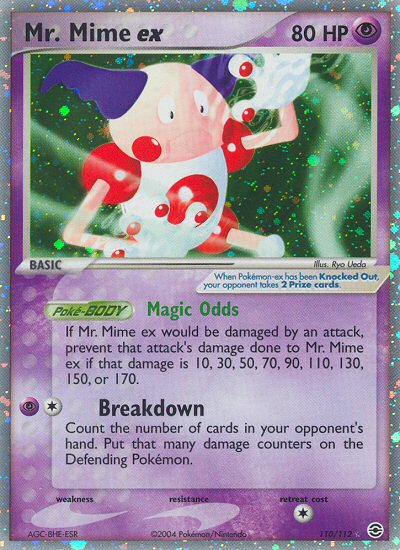Mr. Mime ex (110/112) [EX: FireRed & LeafGreen] - Destination Retro