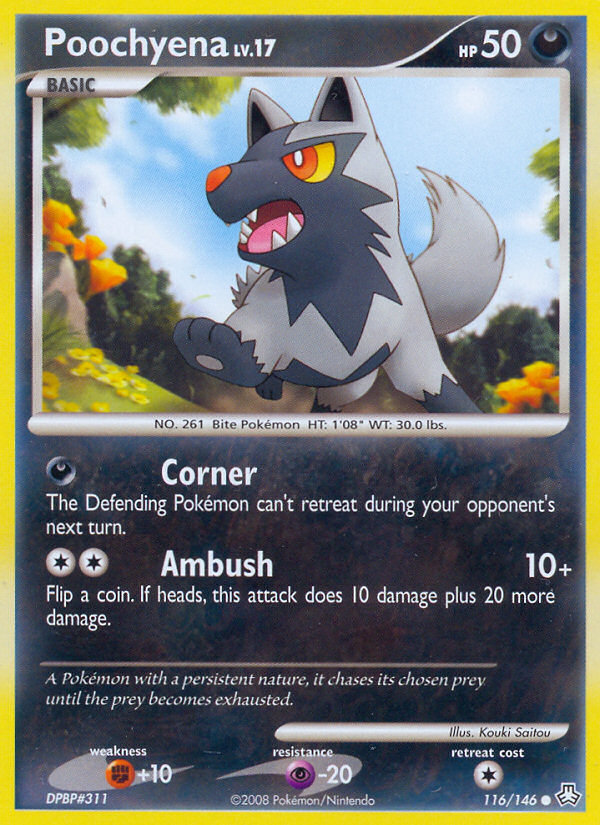 Poochyena (116/146) [Diamond & Pearl: Legends Awakened] - Destination Retro