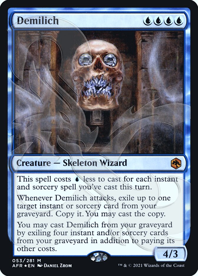 Demilich (Ampersand Promo) [Dungeons & Dragons: Adventures in the Forgotten Realms Promos] - Destination Retro