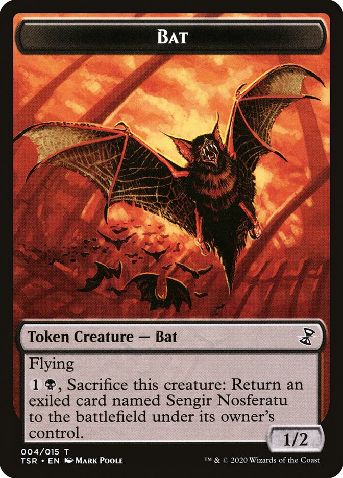 Bat Token [Time Spiral Remastered Tokens] - Destination Retro