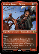 Captain Lannery Storm (Foil Etched) [Multiverse Legends] - Destination Retro