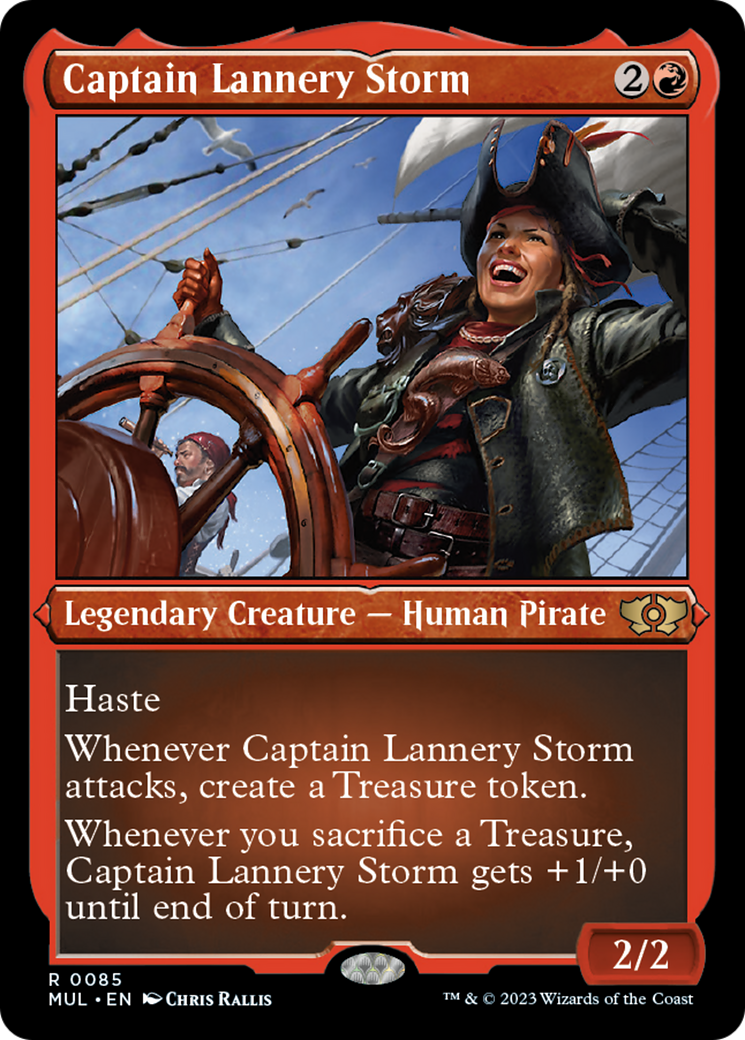 Captain Lannery Storm (Foil Etched) [Multiverse Legends] - Destination Retro