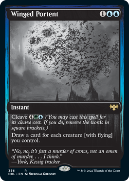 Winged Portent [Innistrad: Double Feature] - Destination Retro