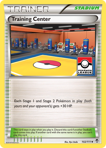 Training Center (102/111) [XY: Furious Fists] - Destination Retro