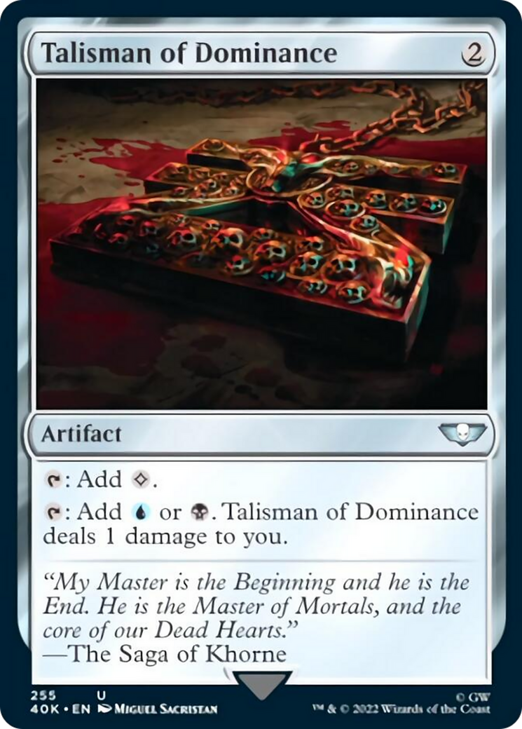 Talisman of Dominance (255) [Universes Beyond: Warhammer 40,000] - Destination Retro
