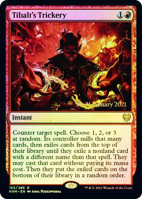 Tibalt's Trickery  [Kaldheim Prerelease Promos] - Destination Retro