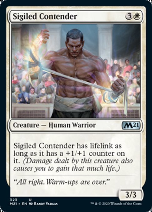 Sigiled Contender [Core Set 2021] - Destination Retro