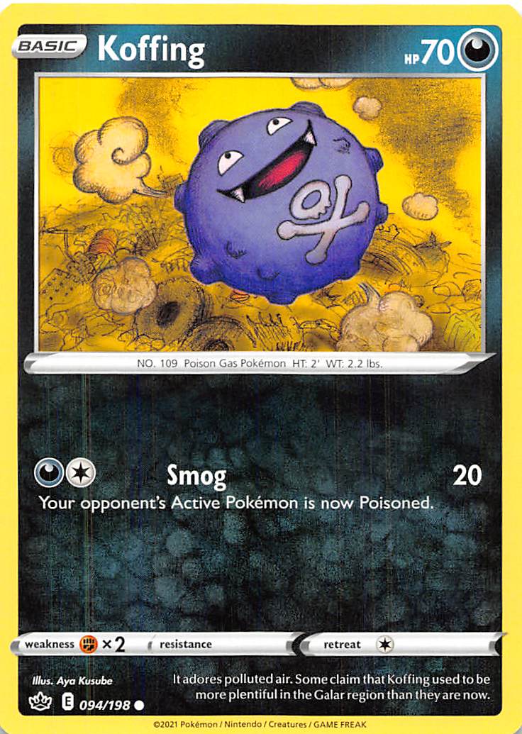 Koffing (094/198) [Sword & Shield: Chilling Reign] - Destination Retro