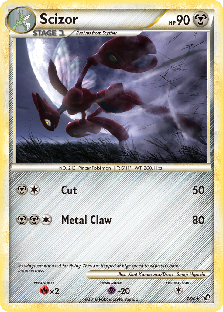 Scizor (7/90) [HeartGold & SoulSilver: Undaunted] - Destination Retro