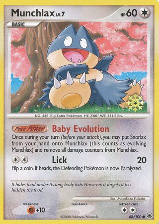 Munchlax (68/100) [Countdown Calendar Promos] - Destination Retro