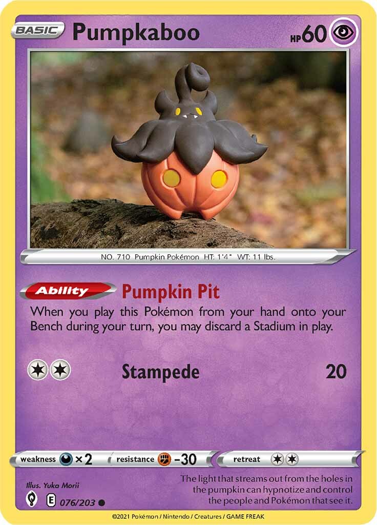 Pumpkaboo (076/203) [Sword & Shield: Evolving Skies] - Destination Retro