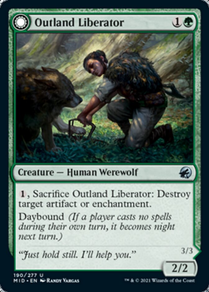 Outland Liberator // Frenzied Trapbreaker [Innistrad: Midnight Hunt] - Destination Retro