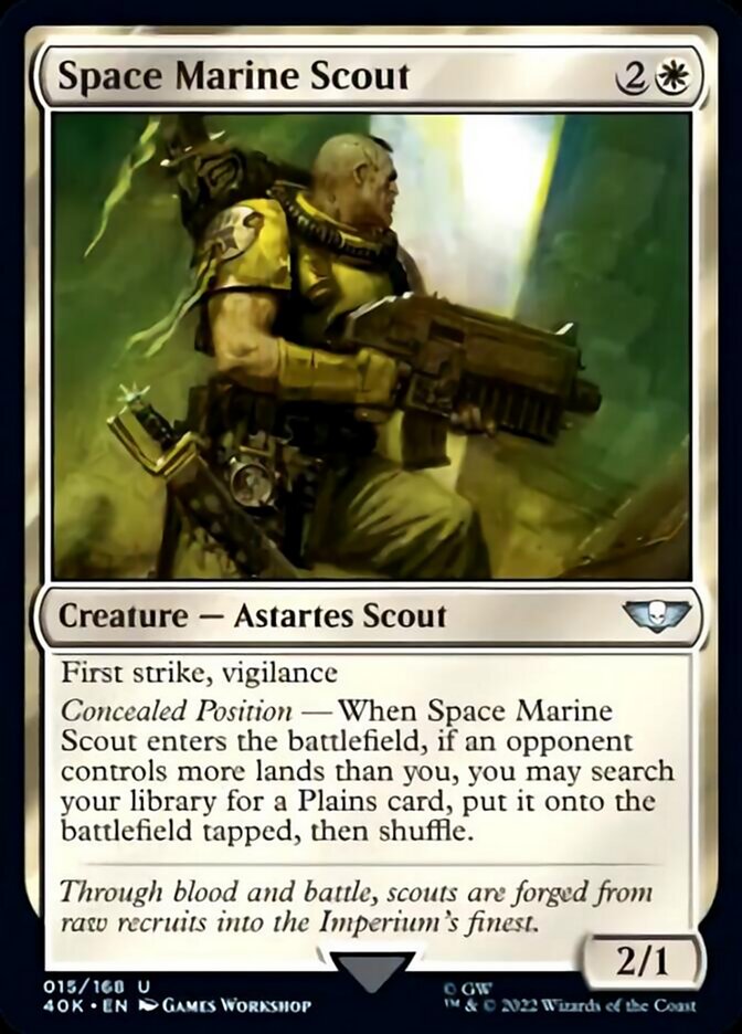 Space Marine Scout [Universes Beyond: Warhammer 40,000] - Destination Retro