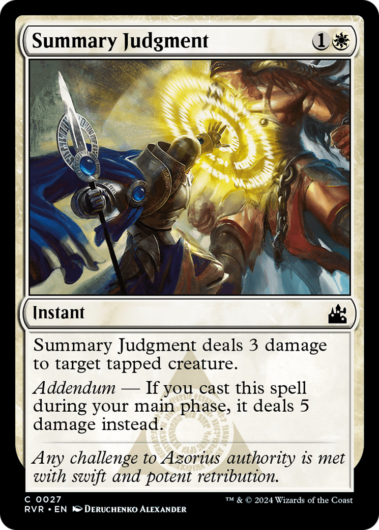Summary Judgment [Ravnica Remastered] - Destination Retro