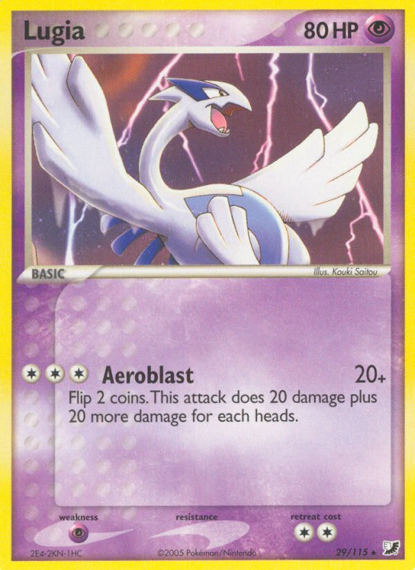 Lugia (29/115) [EX: Unseen Forces] - Destination Retro
