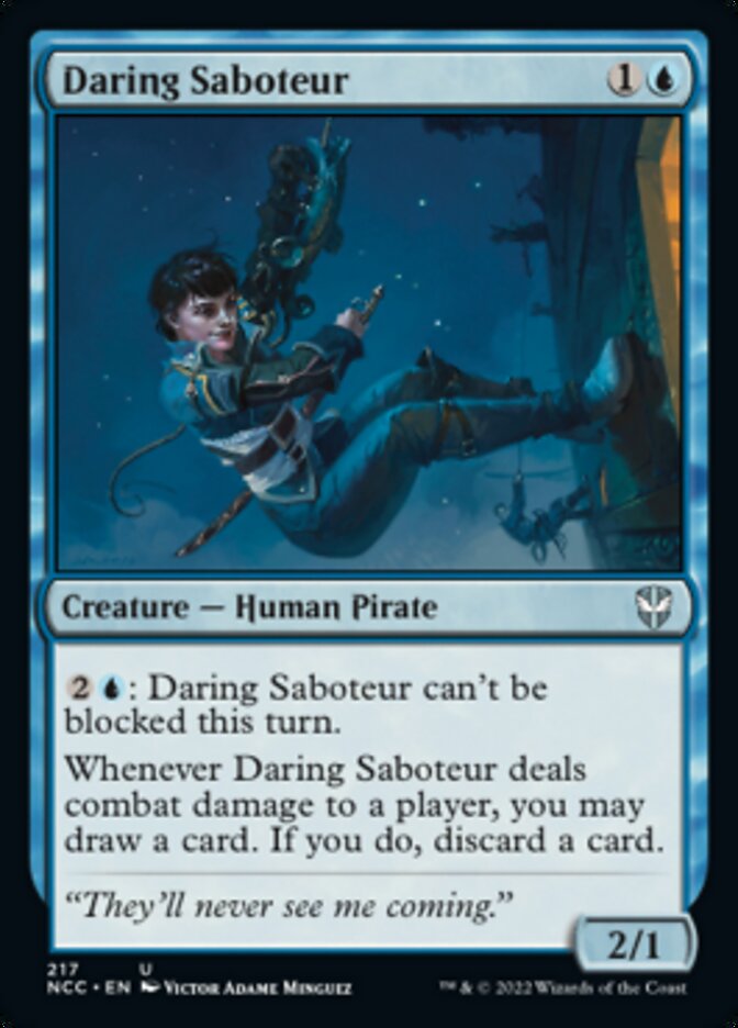 Daring Saboteur [Streets of New Capenna Commander] - Destination Retro