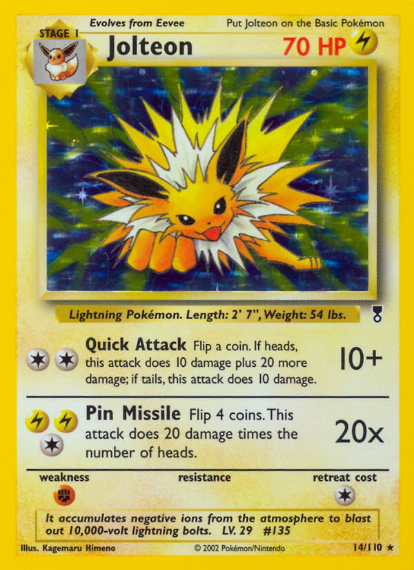 Jolteon (14/110) [Legendary Collection] - Destination Retro