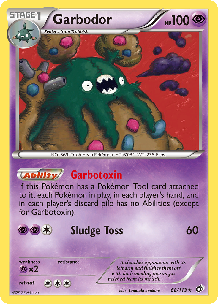 Garbodor (68/113) [Black & White: Legendary Treasures] - Destination Retro