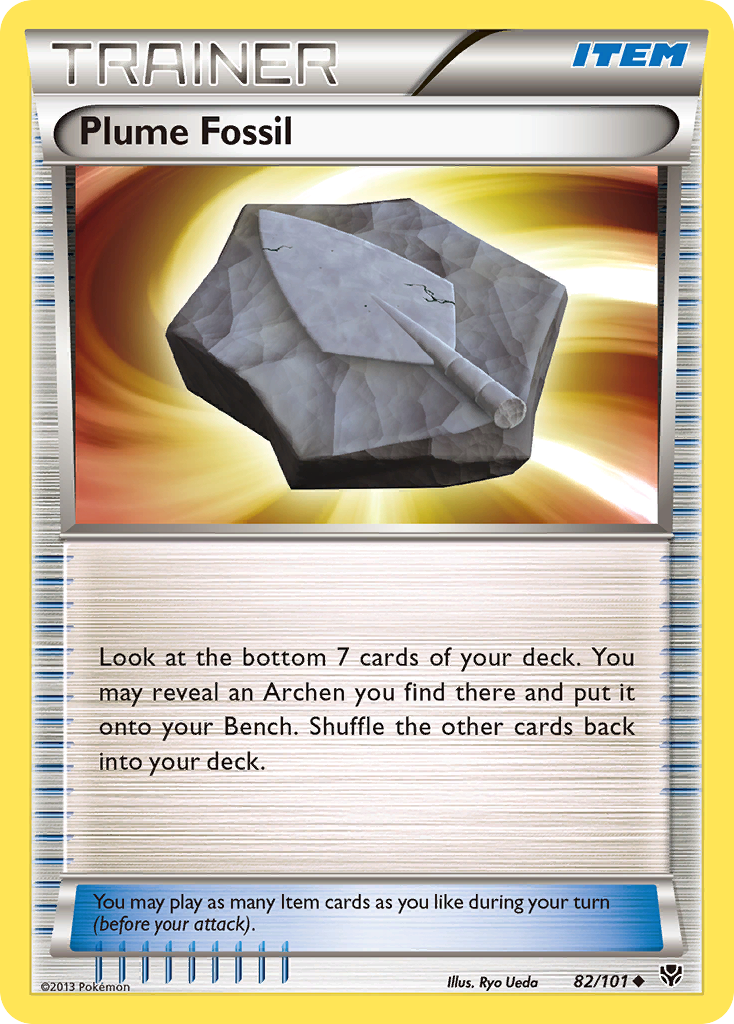 Plume Fossil (82/101) [Black & White: Plasma Blast] - Destination Retro