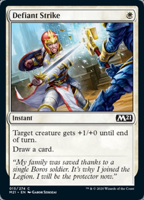 Defiant Strike [Core Set 2021] - Destination Retro