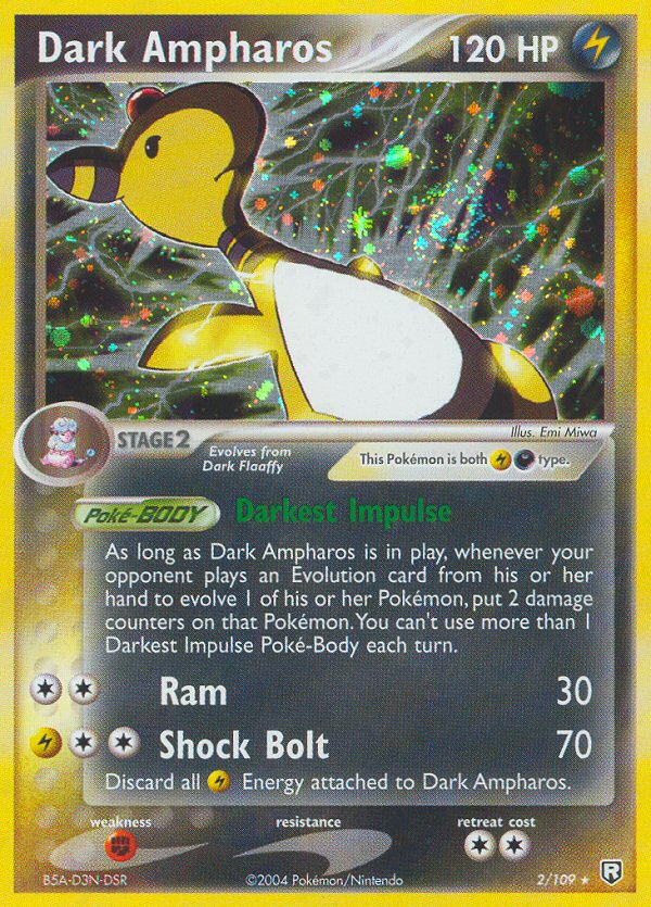 Dark Ampharos (2/109) [EX: Team Rocket Returns] - Destination Retro