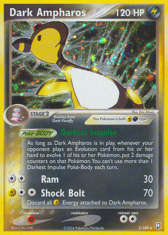 Dark Ampharos (2/109) [EX: Team Rocket Returns] - Destination Retro