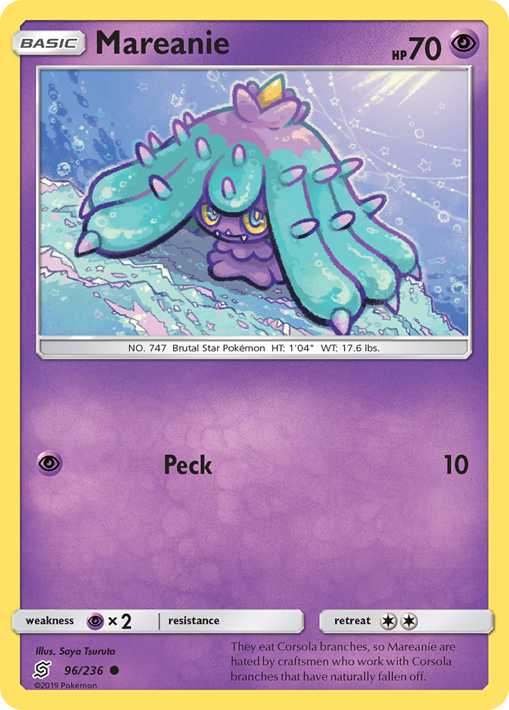 Mareanie (96/236) [Sun & Moon: Unified Minds] - Destination Retro