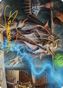 Renari, Merchant of Marvels Art Card (Gold-Stamped Signature) [Commander Legends: Battle for Baldur's Gate Art Series] - Destination Retro