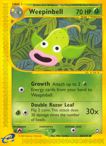 Weepinbell (65/147) [Aquapolis] - Destination Retro