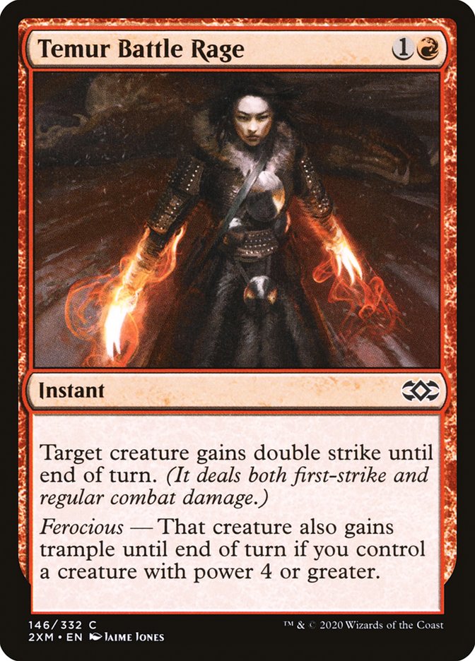 Temur Battle Rage [Double Masters] - Destination Retro