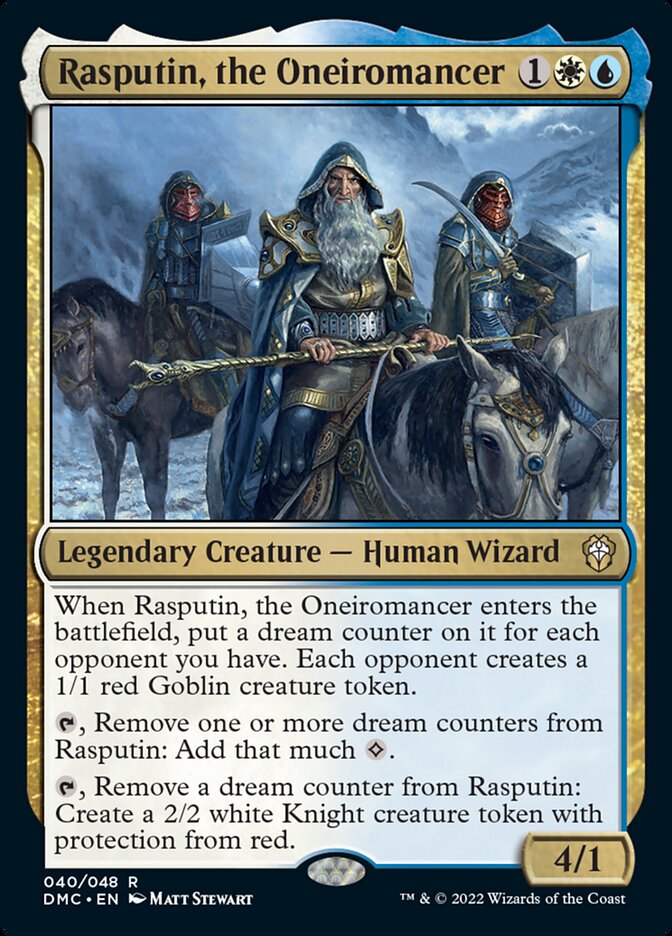 Rasputin, the Oneiromancer [Dominaria United Commander] - Destination Retro