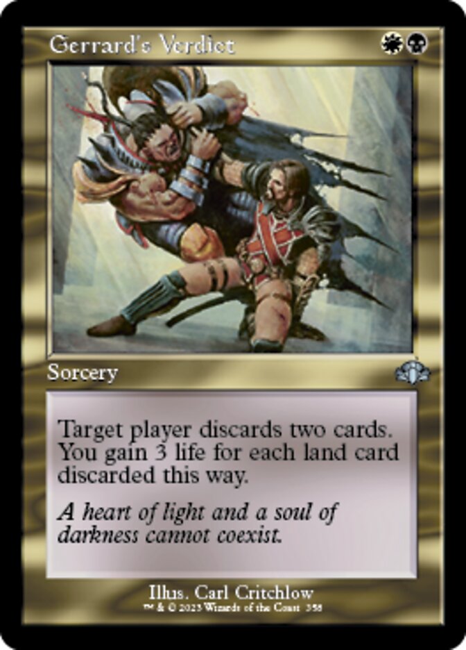 Gerrard's Verdict (Retro) [Dominaria Remastered] - Destination Retro