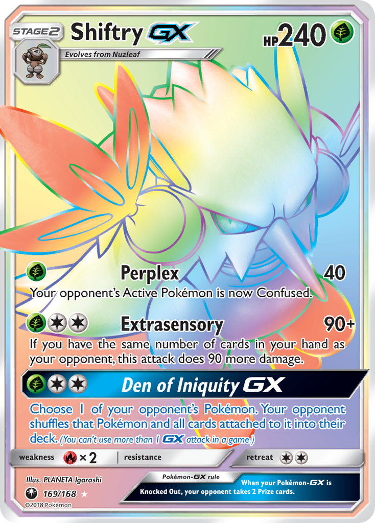 Shiftry GX (169/168) [Sun & Moon: Celestial Storm] - Destination Retro