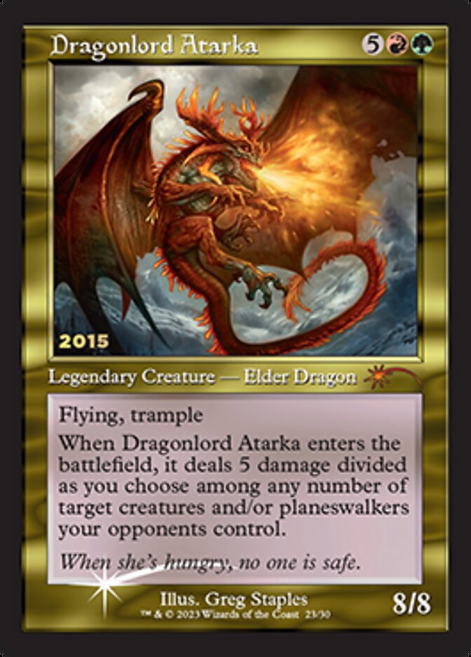 Dragonlord Atarka [30th Anniversary Promos] - Destination Retro