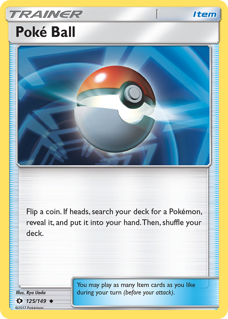 Poke Ball (125/149) [Sun & Moon: Base Set] - Destination Retro