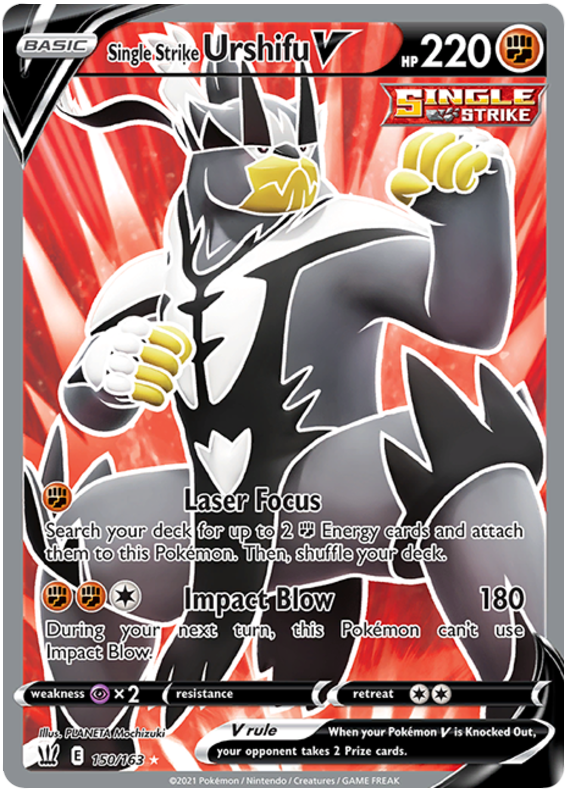 Single Strike Urshifu V (150/163) [Sword & Shield: Battle Styles] - Destination Retro