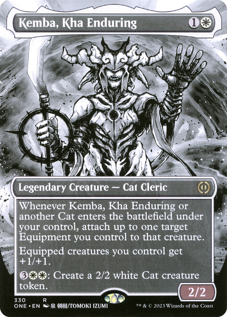 Kemba, Kha Enduring (Borderless Manga) [Phyrexia: All Will Be One] - Destination Retro