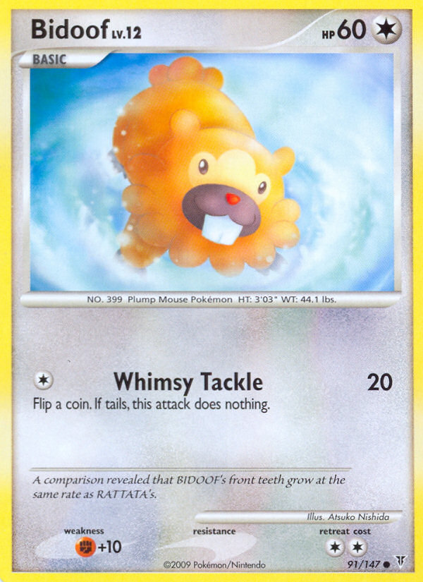 Bidoof (91/147) [Supreme Victors] - Destination Retro