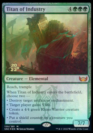Titan of Industry [Streets of New Capenna Prerelease Promos] - Destination Retro