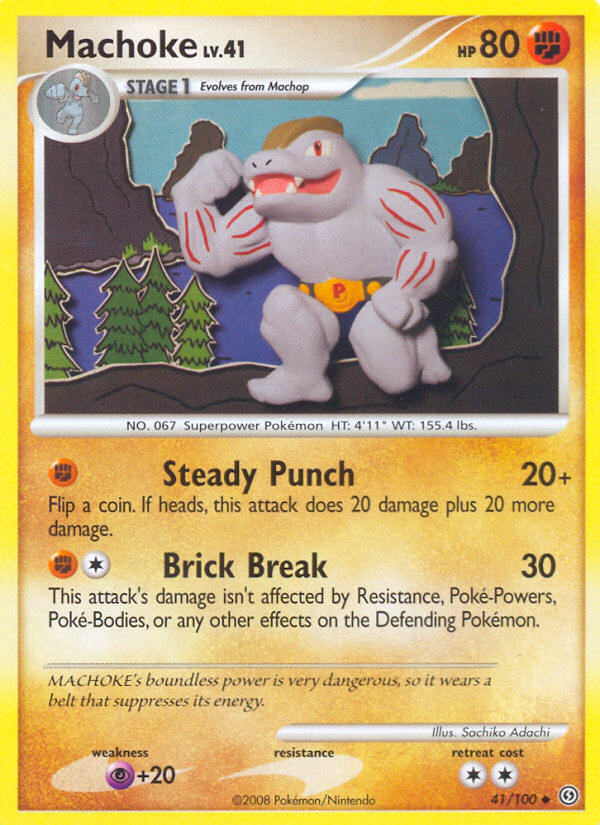 Machoke (41/100) [Diamond & Pearl: Stormfront] - Destination Retro