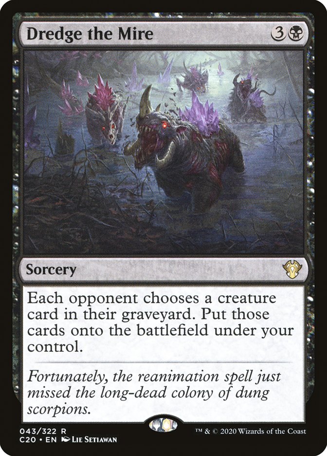 Dredge the Mire [Commander 2020] - Destination Retro