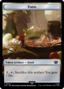 Human Soldier (0015) // Food (0023) Double-Sided Token (Surge Foil) [The Lord of the Rings: Tales of Middle-Earth Tokens] - Destination Retro