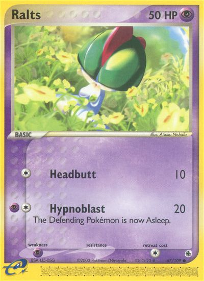 Ralts (67/109) [EX: Ruby & Sapphire] - Destination Retro